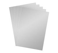 Blake Paper B2 (520 x 720 mm) Lot de 20 cartes métallisées Argenté 250 g/m²