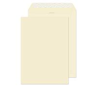 Blake Premium Business C4 324 x 229 mm 120 g/m² Enveloppes Pochettes Bande Adhésive (61653) Crème Tissé - Boîte de 20
