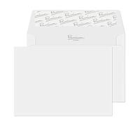 Blake Premium Business C6 114 x 162 mm 120 g/m² Enveloppes Bande Adhésive (37155) Blanc Brillant Tissé - Boîte de 50