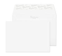 Blake Premium Business C6 114 x 162 mm 120 g/m² Enveloppes Bande Adhésive (91154) Blanc Diamant Vergé - Boîte de 25