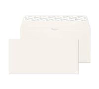 Blake Premium Business DL 110 x 220 mm 120 g/m² Enveloppes Bande Adhésive (39882) Haute Blanc Vergé - Boîte de 500