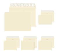 Blake Premium Business Lot de 250 enveloppes à patte autocollante 120 g/m² Crème Format C5 162 x 229 mm
