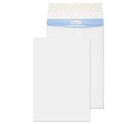 Blake Premium Secure 381 x 254 x 30 mm 125 g/m² Enveloppes à Soufflet Résistant Aux Déchirures Pochettes Bande Adhésive (TR13301) Blanc - Boîte de 100