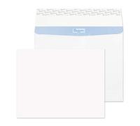 Blake Premium Secure C4 229 x 324 x 50 mm 125 g/m² Enveloppes à Soufflet Résistant Aux Déchirures Bande Adhésive (TR7700) Blanc - Boîte de 100