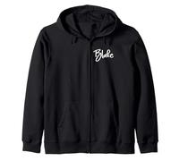 Blake Prénom Fille Maman Petite-Fille Rose Blanc Sweat à Capuche
