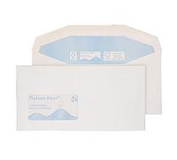Blake Purely Environmental RN0016 Lot de 1000 enveloppes d'expédition recyclées avec fenêtre gommée Blanc Format DL++ 114 x 235 mm 90 g/m²