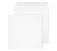 Blake Everyday | enveloppe (16.5 x 16.5cm) | lot de 500 unités | 120 GSM | enveloppes blanches à bande protectrice | certifié PEFC et écologique | enveloppe mariage | enveloppes carrées | Modèl 2165PS