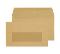 Blake Purely Everyday 89 x 152 mm 70 g/m² Enveloppes Gommée Fenêtre (23770) Manille - Boîte de 1000