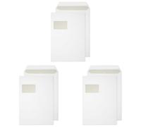 Blake Purely Everyday C4-324 x 229 mm 100 g/m² Enveloppes Bande Adhésive Fenêtre (23772) - Boîte de 250 (Lot de 3)