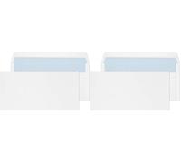 Blake Purely Everyday DL 110 × 220 mm Enveloppes Autocollante (12882/50 PR) Blanc - Boîte de 50 12882/50 PR DL 110 × 220 mm (Lot de 2)