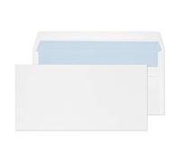Blake Purely Everyday DL 110 × 220 mm Enveloppes Autocollante (12882/50 PR) Blanc - Boîte de 50 12882/50 PR DL 110 × 220 mm