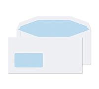 Blake Purely Everyday DL 110 x 220 mm 90 g/m² Enveloppes Courrier Gommée CBC Fenêtre (112204CBC) Blanc - Boîte de 1000