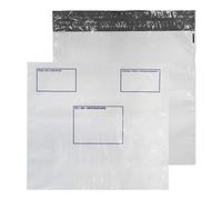 Blake Purely Packaging 430 x 460 mm Polypost Enveloppes Sac de Courrier Pochettes en Polythène Bande Adhésive (PE84/W/100) Blanc - Boîte de 200
