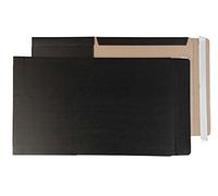 Blake Purely Packaging Lot de 20 enveloppes en carton pour livres à patte autocollante sans plastique BWA2 + Noir de jais 475 x 650 x 50 mm