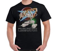 Blakes 7 Liberator and Logo Men's T-Shirt Unisex Black Men Tees 3XL