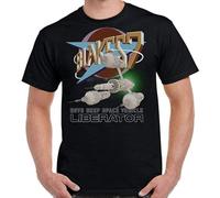 Blakes 7 Liberator and Logo Men's T-Shirt Unisex Black Men Tees M