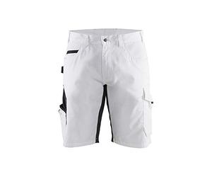 Blaklader 10941330 Shorts de peintre avec étirement, blanc/gris foncé, taille C62