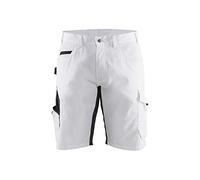 Blaklader 10941330 Shorts de peintre avec étirement, blanc/gris foncé, taille C64