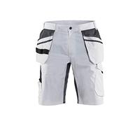 Blaklader 10991330 Pantalons de peintre avec extensibilité, blanc/gris foncé, taille C48
