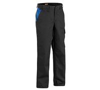 Blaklader 14041800 Pantalons pour l'industrie, noir/fleur bleue, taille C152