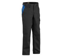 Blaklader 14041800 Pantalons pour l'industrie, noir/fleur bleue, taille D108