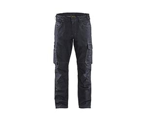 Blaklader 143911418900C46 Pantalon de service en jean stretch Bleu marine Taille C46