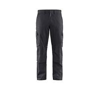 Blaklader 14481832 Pantalons industriels poches extensibles et genouillères, Gris moyen/noir, taille C154