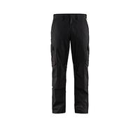 Pantalon industrie avec poches genouillères stretch 2D Blåkläder 1448 Noir/Jaune fluo Blaklader - 144818329933C
