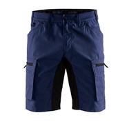 Blaklader 14491845 Service Shorts Stretch, Bleu marine / Noir, taille C46