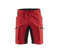 Blaklader 14491845 Service Shorts Stretch, Rouge/Noir, taille C54