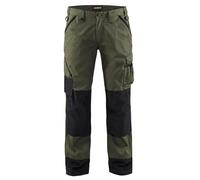 Blaklader 14541835 Pantalons de jardin, Armée verte/noire, taille C62