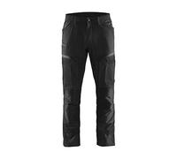 Blaklader 14561845 Pantalons de service avec extensibilité, Noir/gris foncé, taille D92