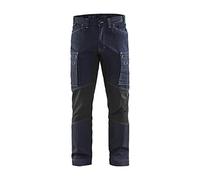 Blaklader 14591142 Service Pantalon Stretch, Bleu marine / Noir, taille C44