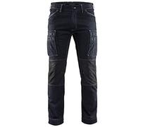 Blaklader 14591142 Service Pantalon Stretch, Bleu marine / Noir, taille C46