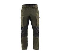 Blaklader 14591845 Service Pantalon Stretch, Vert olive foncé, taille C46