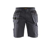 Blaklader 14941330 Shorts de service avec poches à ongles, Gris moyen/noir, taille C60