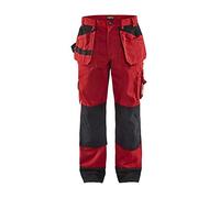 Blaklader 15031860 Pantalons, Rouge/Noir, taille C44