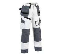 Blaklader 15101210 X1500 Pantalon de peintre, Blanc/Gris, taille C44