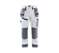 Blaklader 15101210 X1500 Pantalon de peintre, Blanc/Gris, taille C60
