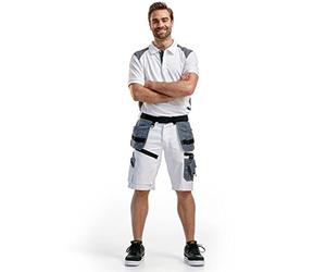 Blaklader 15121210 X1500 Pantalon de peintre, Blanc/Gris, taille C50