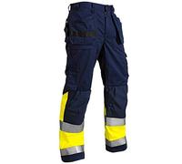 Blaklader 15291860 Pantalons haute visibilité, Bleu marin/jaune, taille D116
