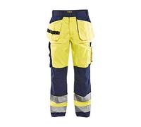 Pantalon artisan haute-visibilité Blåkläder 1533 Jaune fluo/Marine Blaklader - 153318603389C