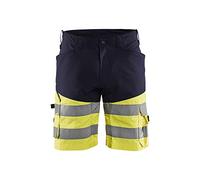 Blaklader 154118118933C54 Short élastique haute viscosité Bleu marine/jaune Taille C54