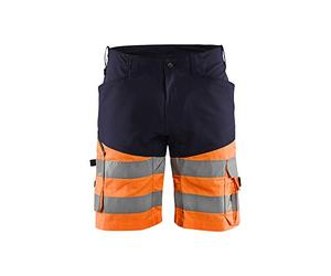Blaklader 154118118953C54 Short élastique haute viscosité Bleu marine/orange Taille C54