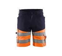 Blaklader 154118118953C60 Short élastique haute viscosité Bleu marine/orange Taille C60