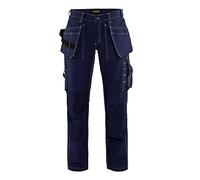 Blaklader 15451370 Pantalon d'artisanat féminin, Bleu marine, taille C42