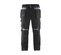 Blaklader 15551860 Pantalon d'artisan, Noir/Gris, taille C156