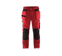 Blaklader 15551860 Pantalon d'artisan, Rouge/Noir, taille C46