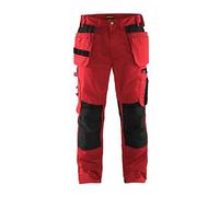 Blaklader 15551860 Pantalon d'artisan, Rouge/Noir, taille C48