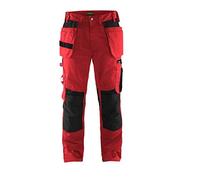 Blaklader 15551860 Pantalon d'artisan, Rouge/Noir, taille C50